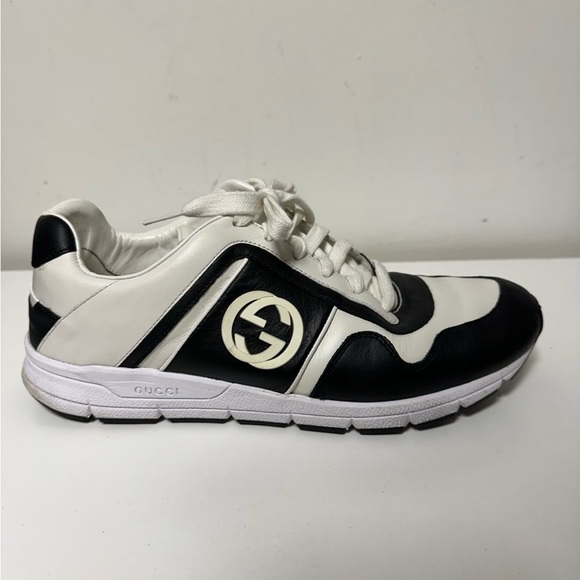 Gucci Leather Low 'Black' 426184-AYO10-1063 - Picture 2 of 6